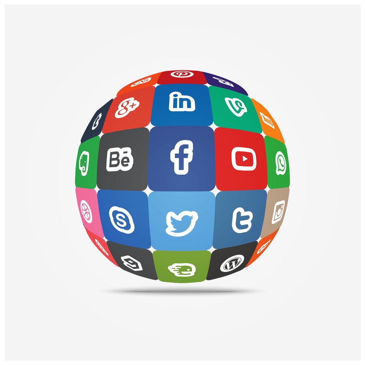 Serve Markets Worldwide - Social Media Globe